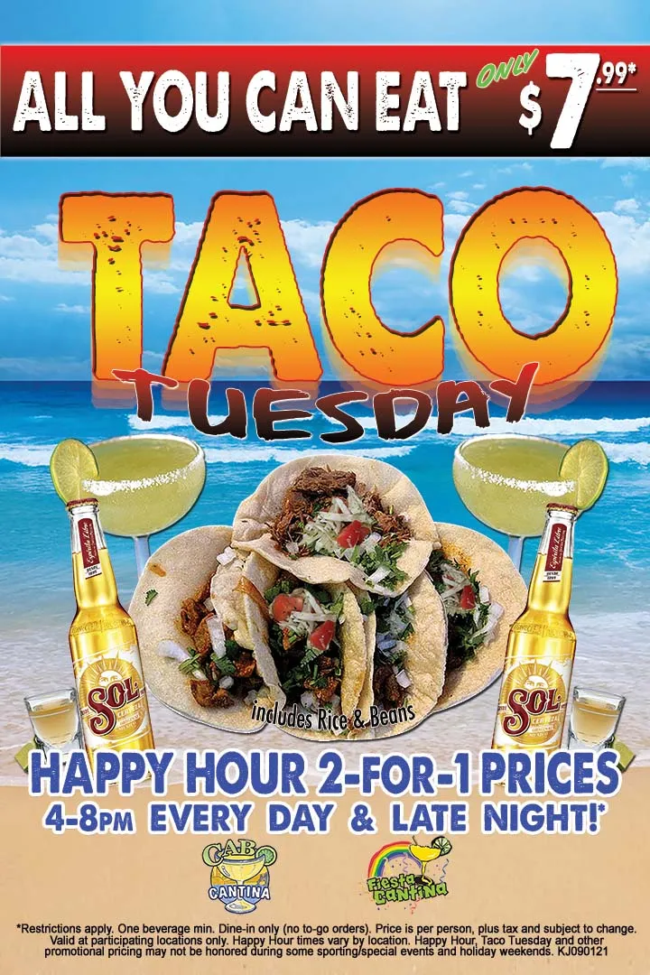 Cabo Cantina (Newport Beach) Tacos special