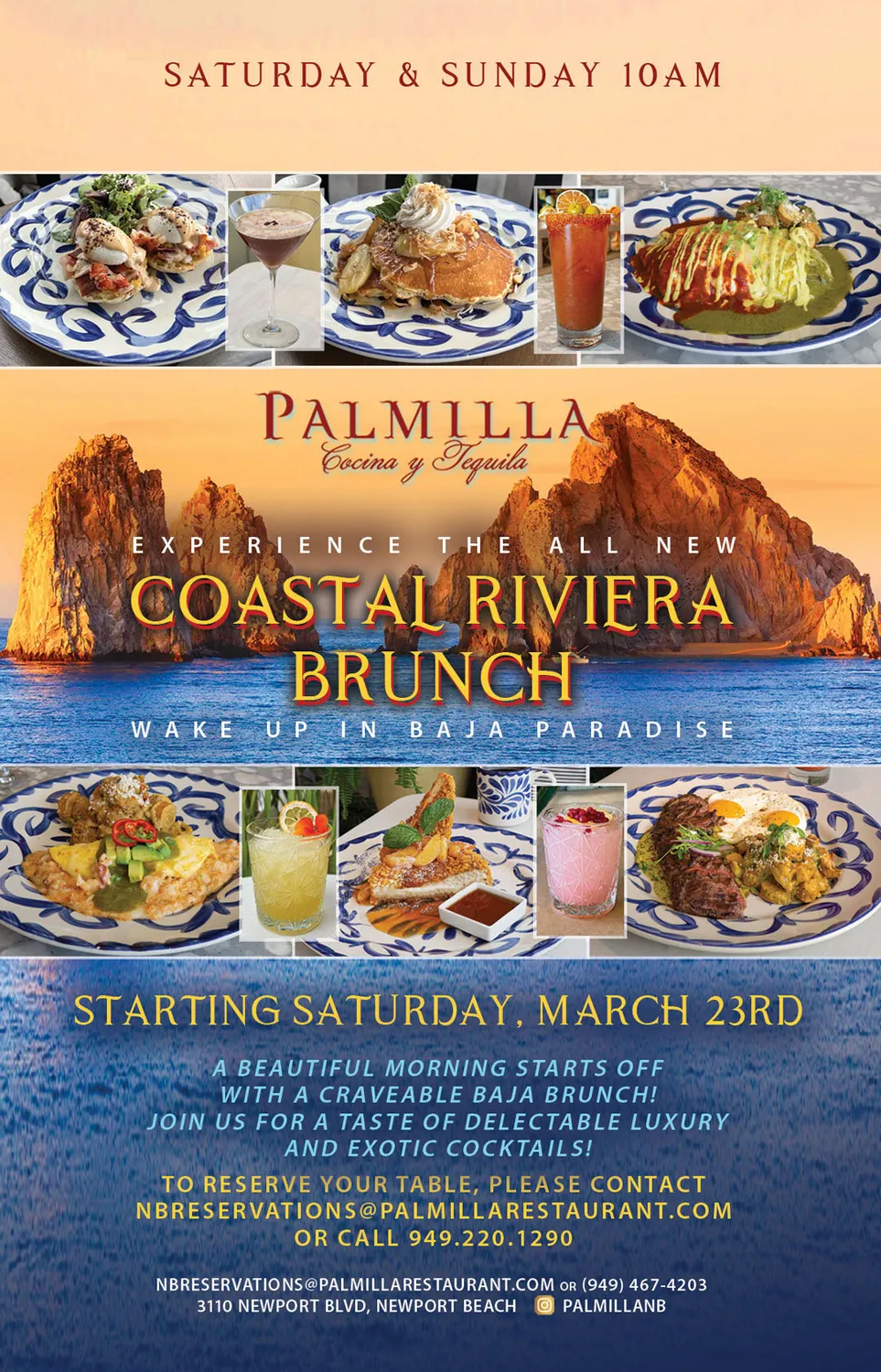 Palmilla Cocina Y Tequila - Newport Beach Brunch special