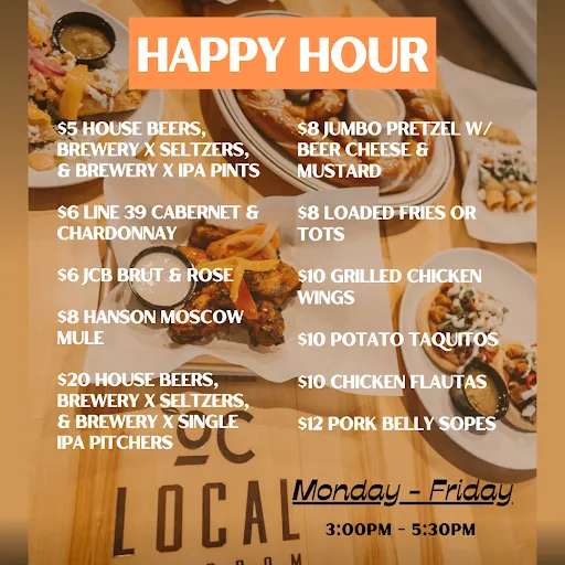 Oc Local Tap Room (Laguna Niguel) Happy hour